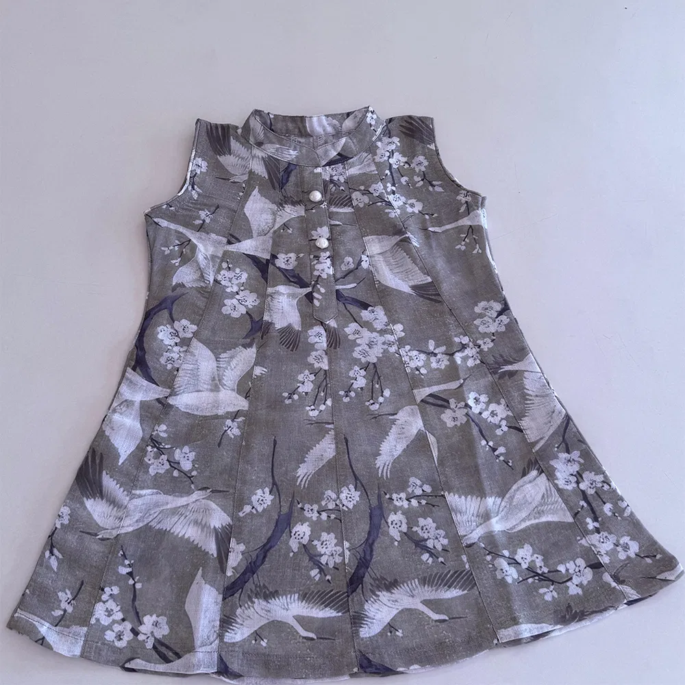 A Line Dress in Pure Linen